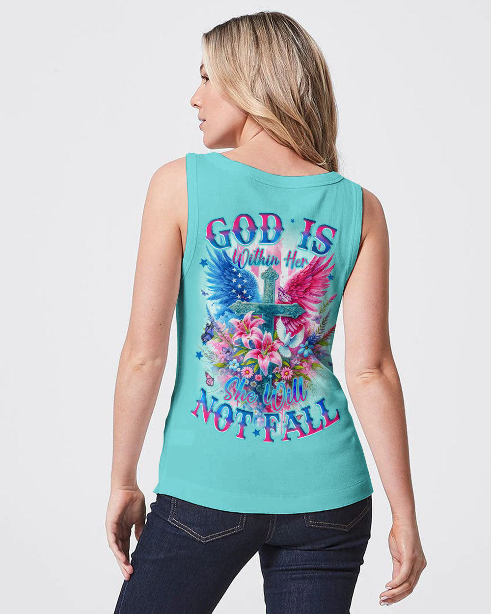 God Is Within Her Women's All Over Print Shirt - Tyqy3010231