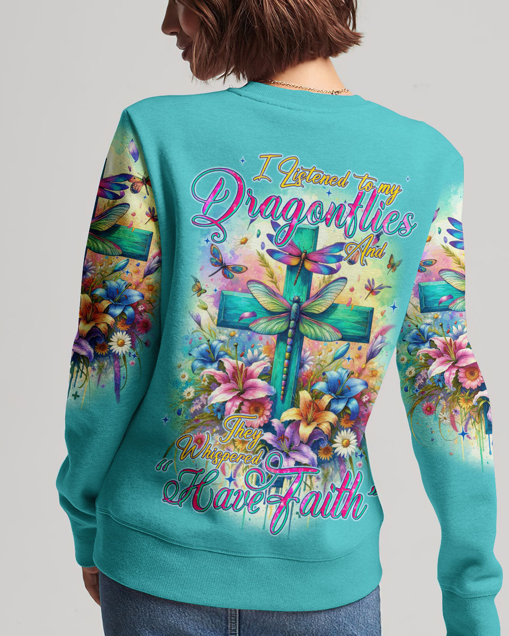 Have Faith Dragonflies Women's All Over Print Shirt - Tyqy3011231