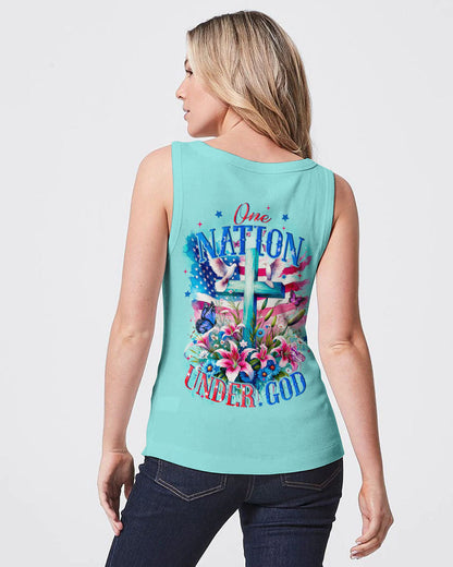 One Nation Under God Women's All Over Print Shirt - Tyqy3110231