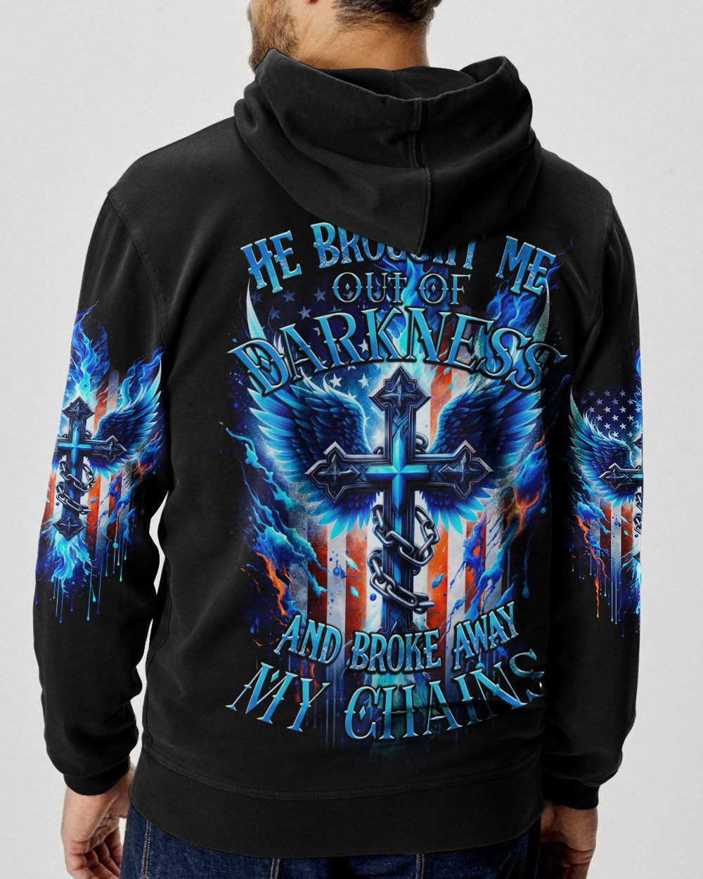 He Brought Me Out Of Darkness Men's All Over Print Shirt - Tytd0211231