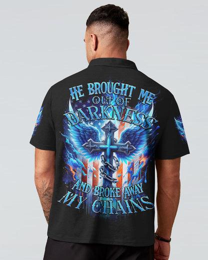 He Brought Me Out Of Darkness Men's All Over Print Shirt - Tytd0211231