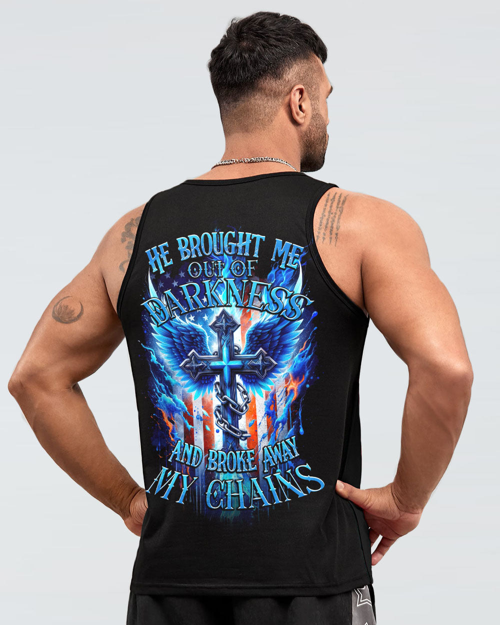 He Brought Me Out Of Darkness Men's All Over Print Shirt - Tytd0211231