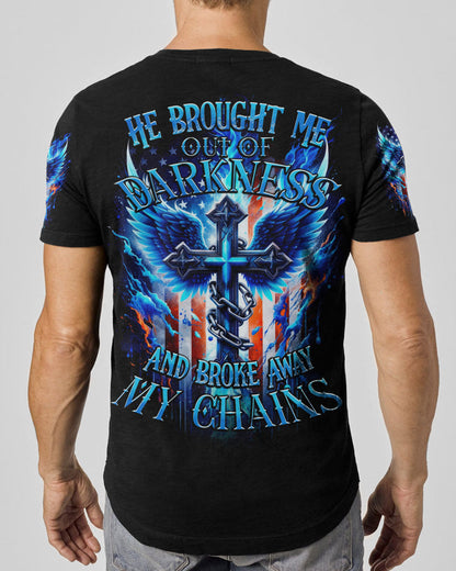 He Brought Me Out Of Darkness Men's All Over Print Shirt - Tytd0211231