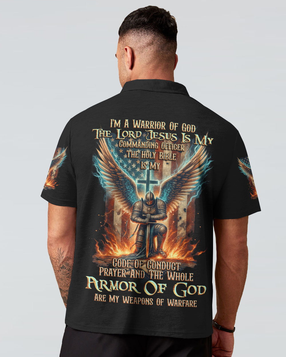 I'm A Warrior Of God Men's All Over Print Shirt - Tytd0411232