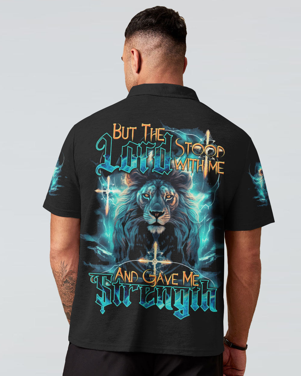 Lord Stood With Me Lion Men's All Over Print Shirt - Tytd0710231