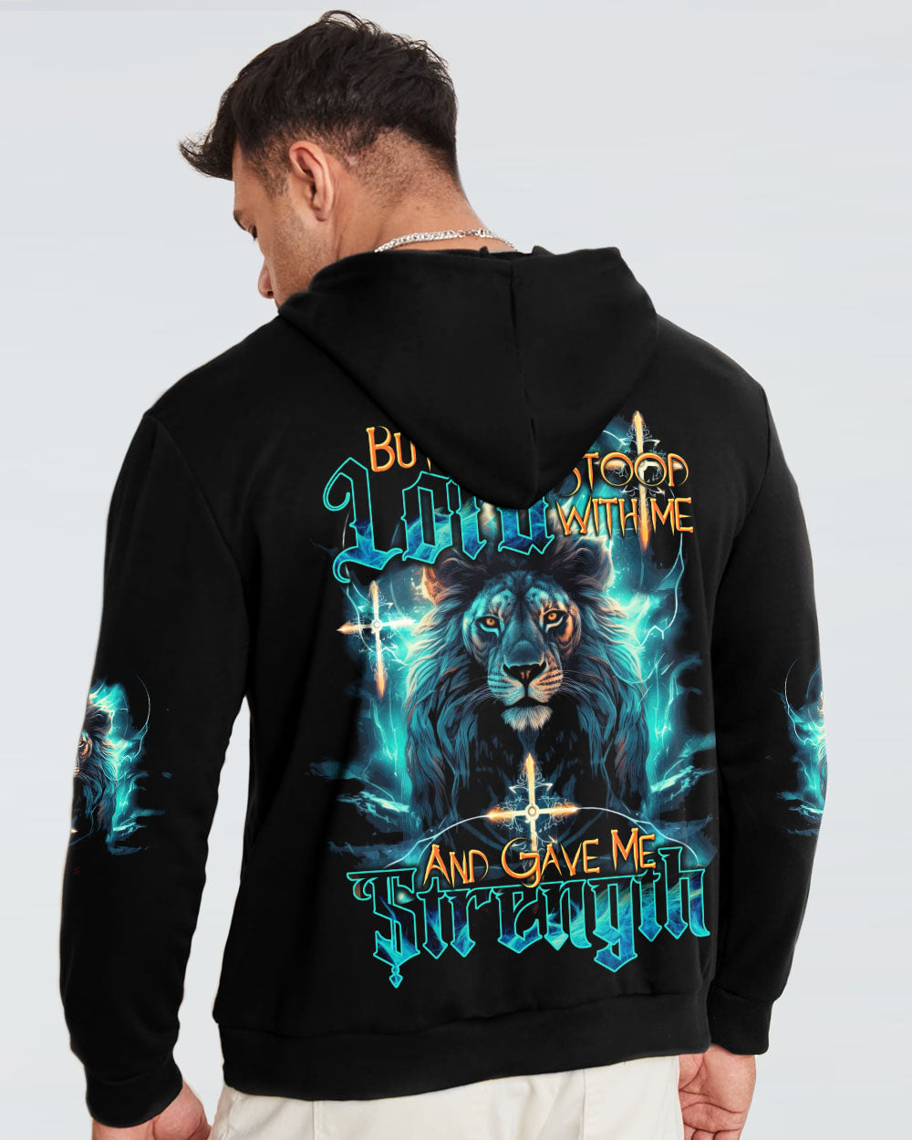 Lord Stood With Me Lion Men's All Over Print Shirt - Tytd0710231