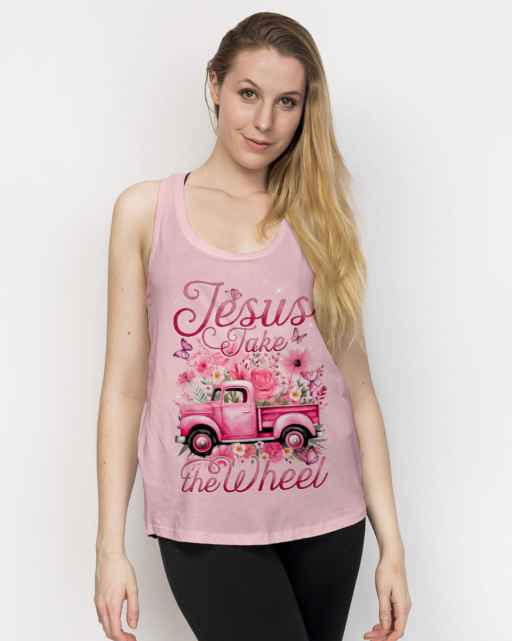 Jesus Take The Wheel Women's All Over Print Shirt - Tytd1312231