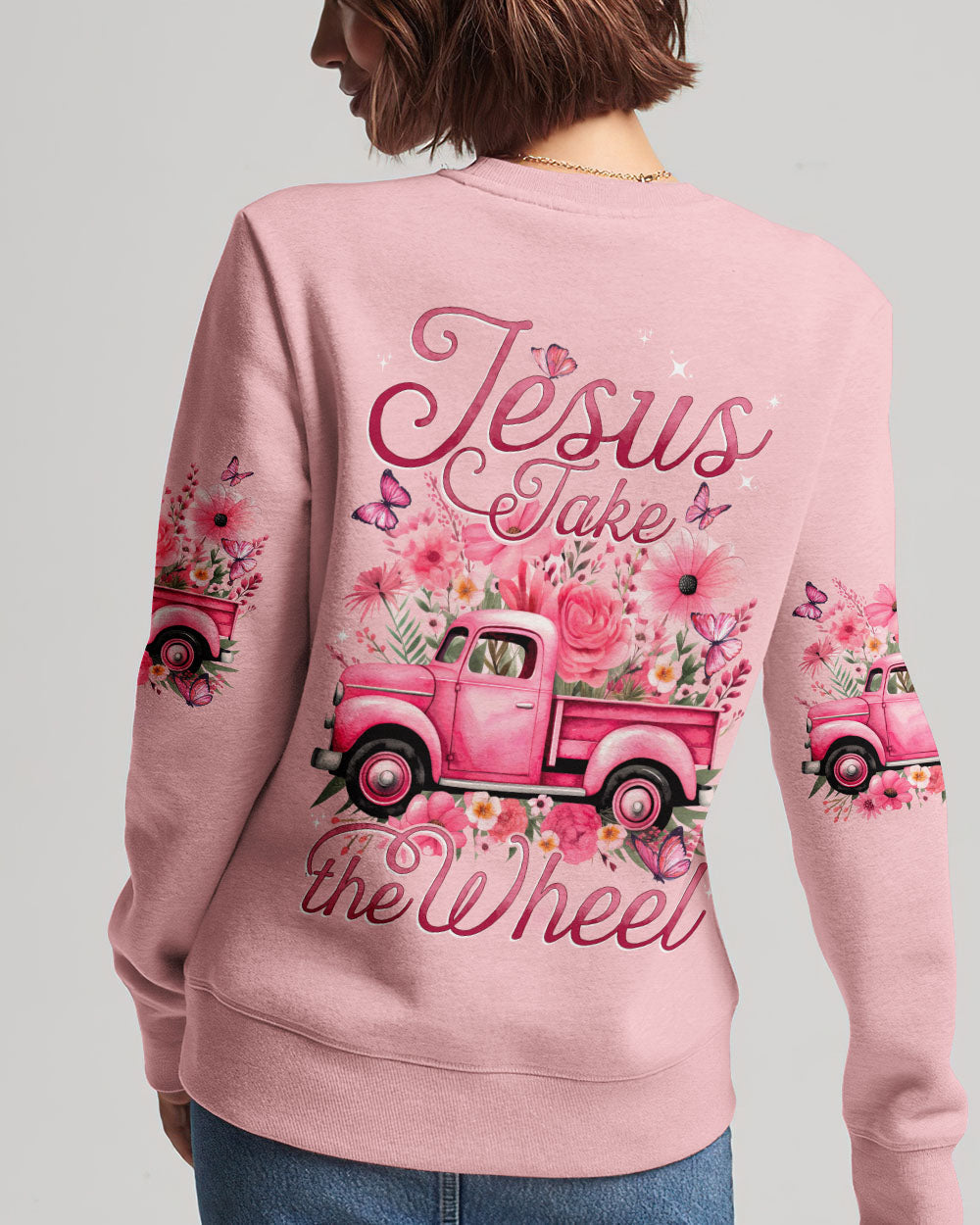 Jesus Take The Wheel Women's All Over Print Shirt - Tytd1312231