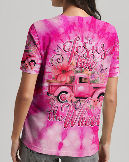 Jesus Take The Wheel Tie Dye Women's All Over Print Shirt - Tytd1412231