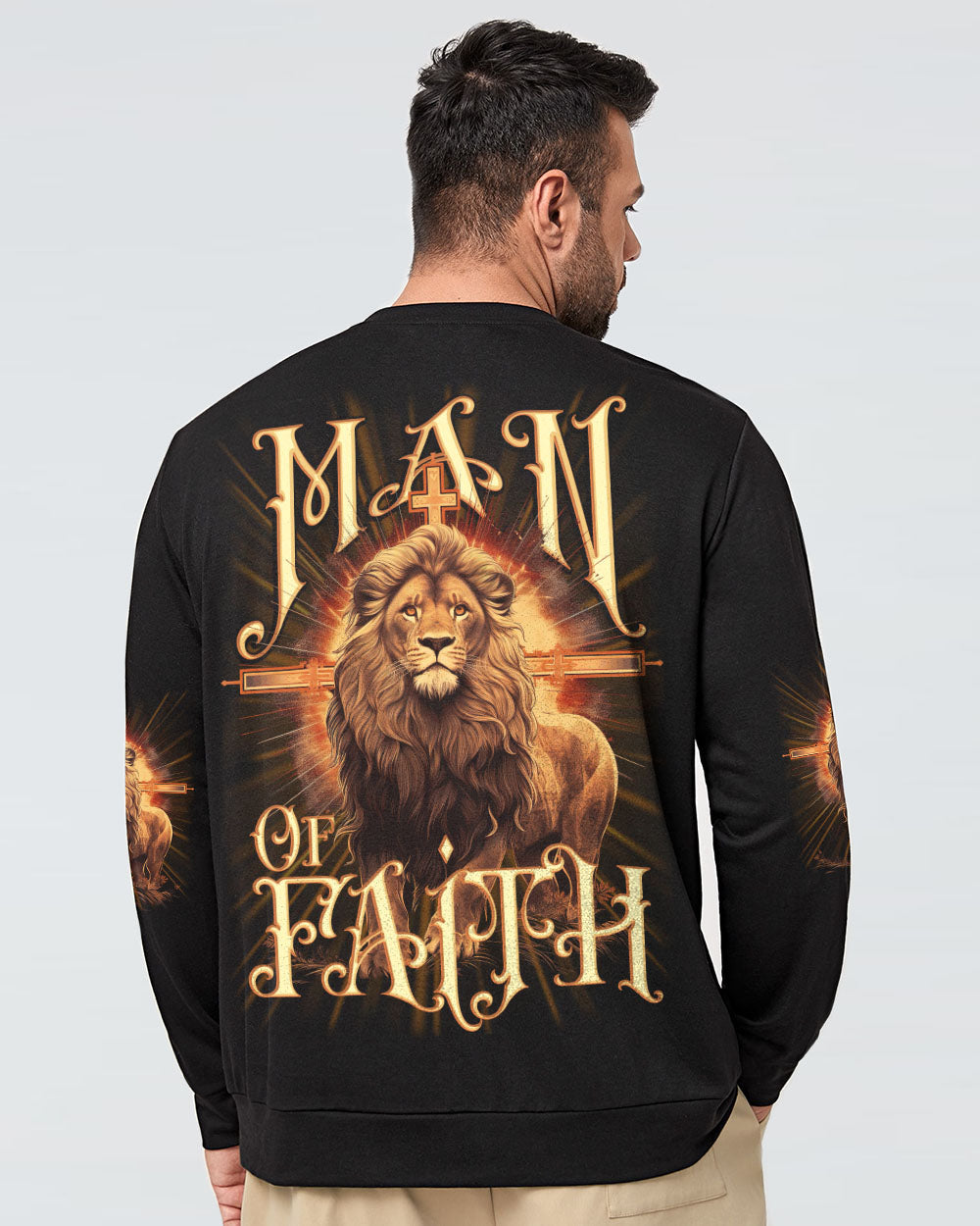 Man Of Faith Men's All Over Print Shirt - Tytd1810231