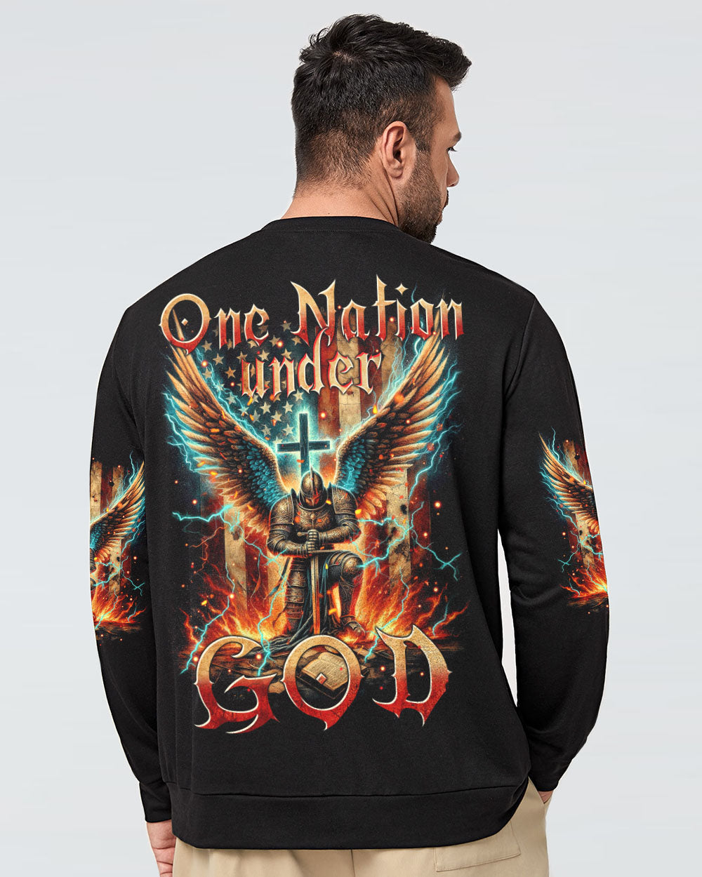 One Nation Under God Men's All Over Print Shirt - Tytm0211234