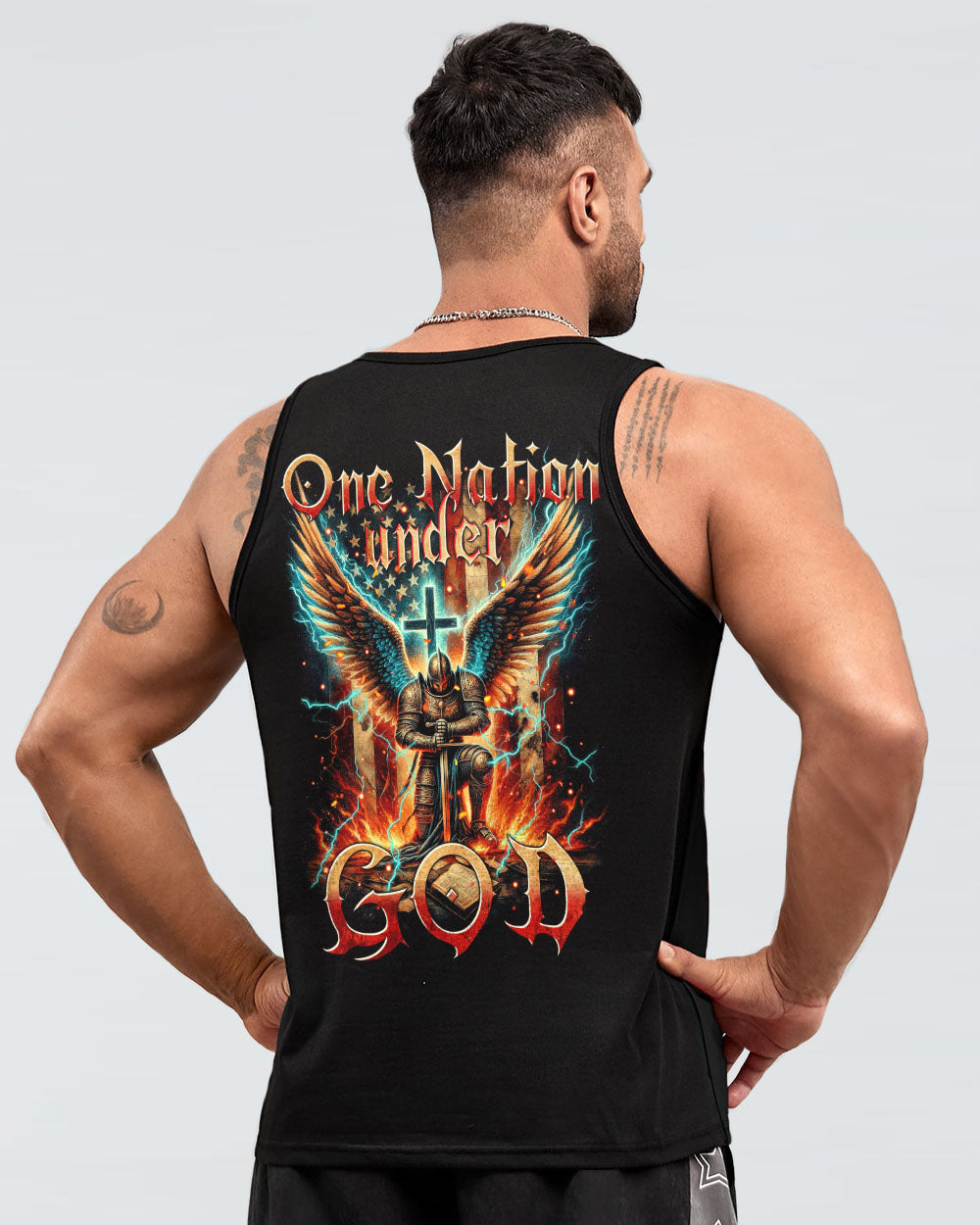 One Nation Under God Men's All Over Print Shirt - Tytm0211234