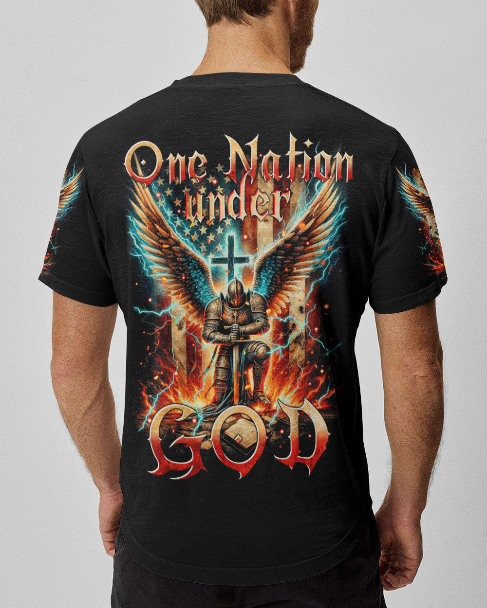 One Nation Under God Men's All Over Print Shirt - Tytm0211234