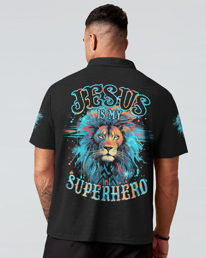 Jesus Is My Superhero Lion Men's All Over Print Shirt - Tytm0410232