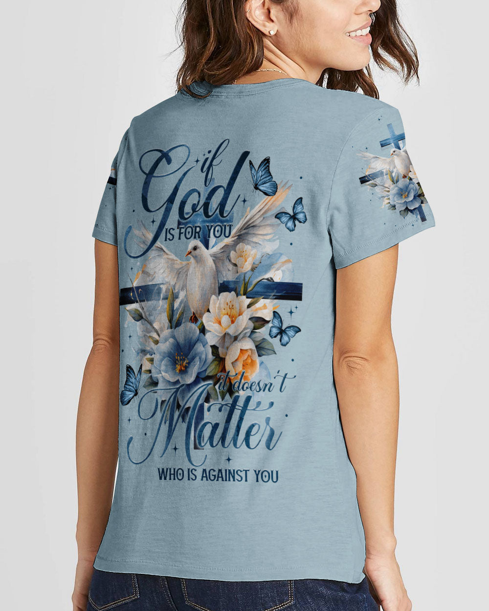 God Is For You Women's All Over Print Shirt - Tytm0709234