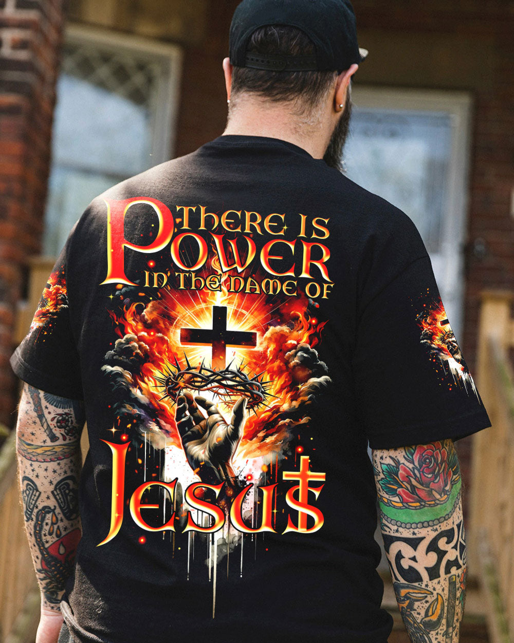 There Is Power In The Name Of Jesus Men's All Over Print Shirt - Tytm2201242