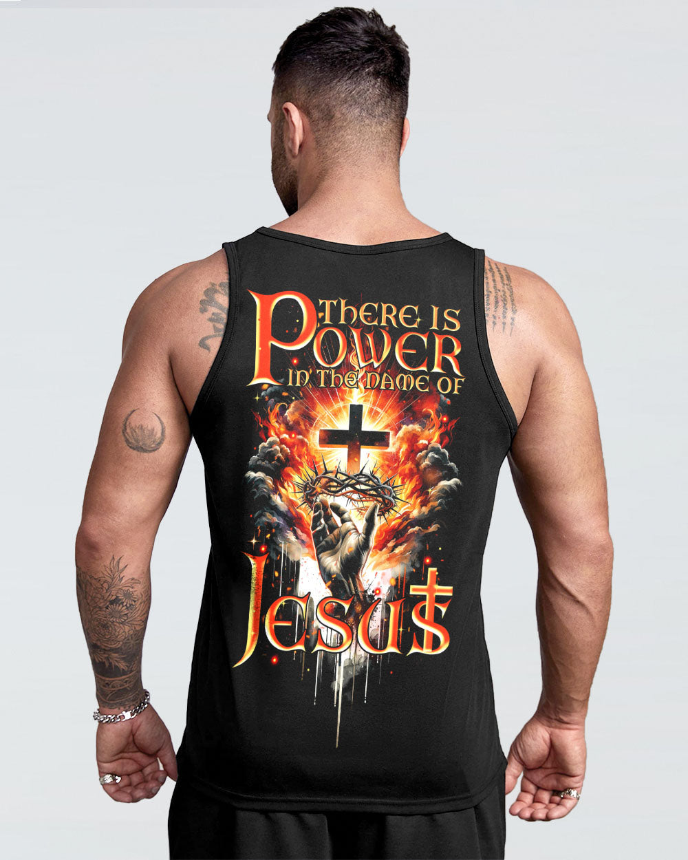 There Is Power In The Name Of Jesus Men's All Over Print Shirt - Tytm2201242