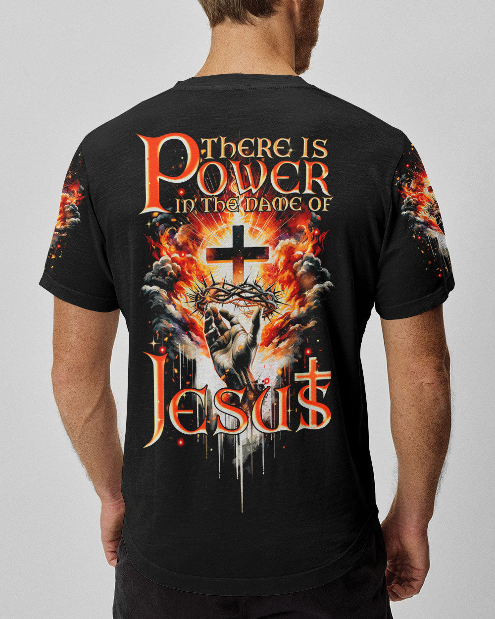 There Is Power In The Name Of Jesus Men's All Over Print Shirt - Tytm2201242