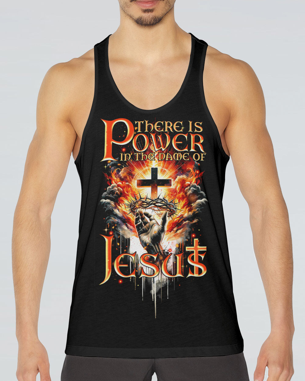 There Is Power In The Name Of Jesus Men's All Over Print Shirt - Tytm2201242