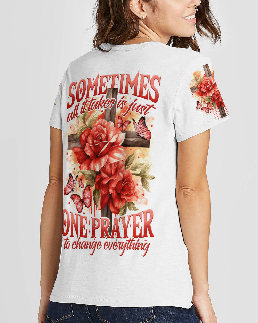 One Prayer To Change Everything Women's All Over Print Shirt - Tytm2308234