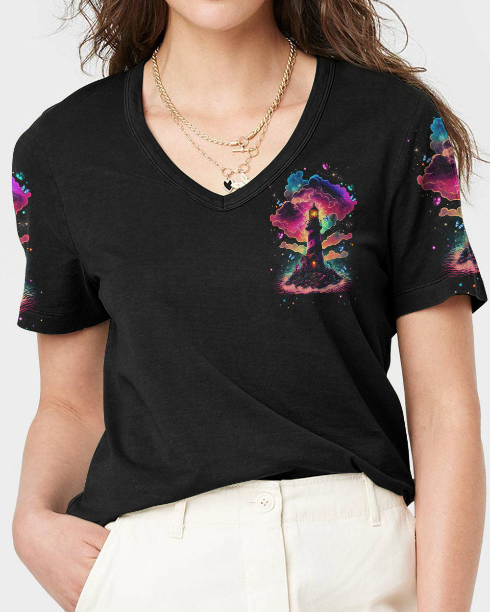 God Is Light Women's All Over Print Shirt - Tytm2508233