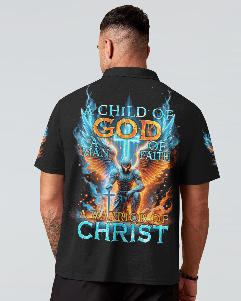 A Warrior Of Christ Men's All Over Print Shirt - Tytm2610233