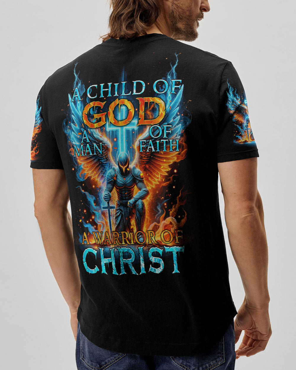 A Warrior Of Christ Men's All Over Print Shirt - Tytm2610233