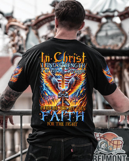 In Christ I Find Strength Men's All Over Print Shirt - Tytm3110234