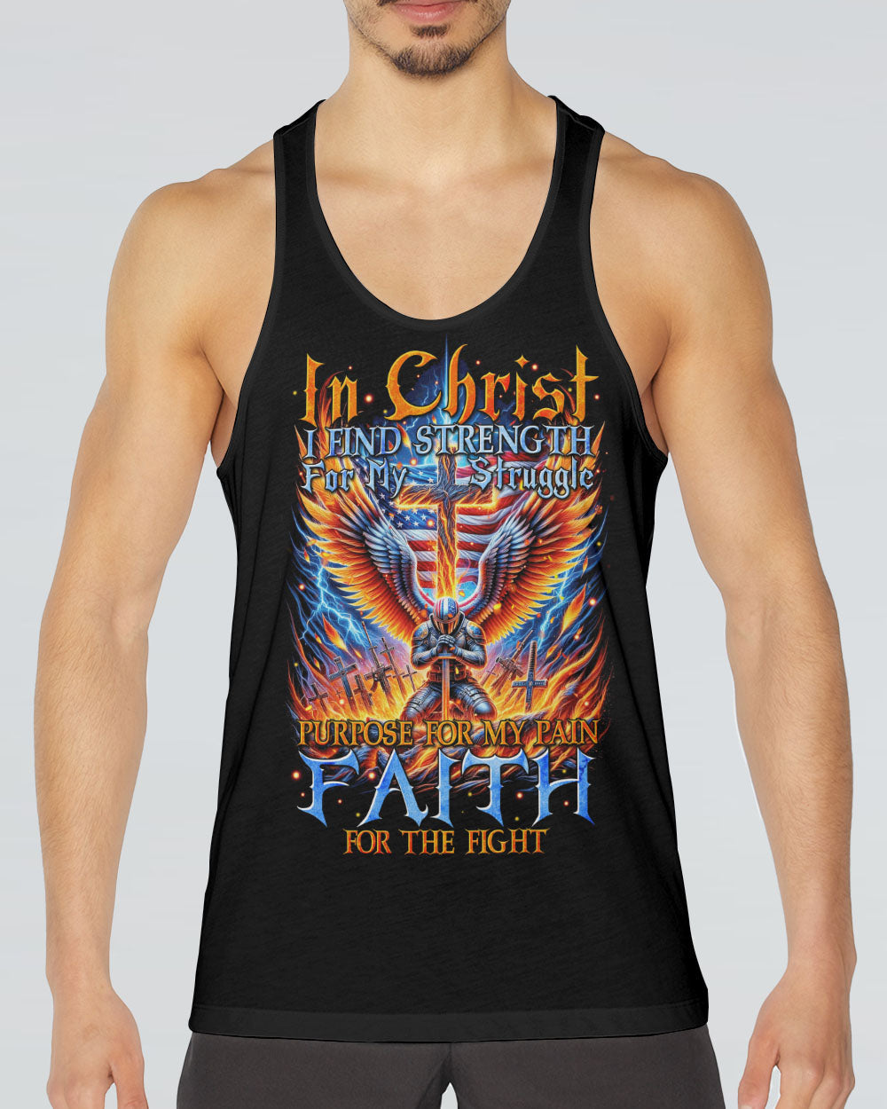 In Christ I Find Strength Men's All Over Print Shirt - Tytm3110234