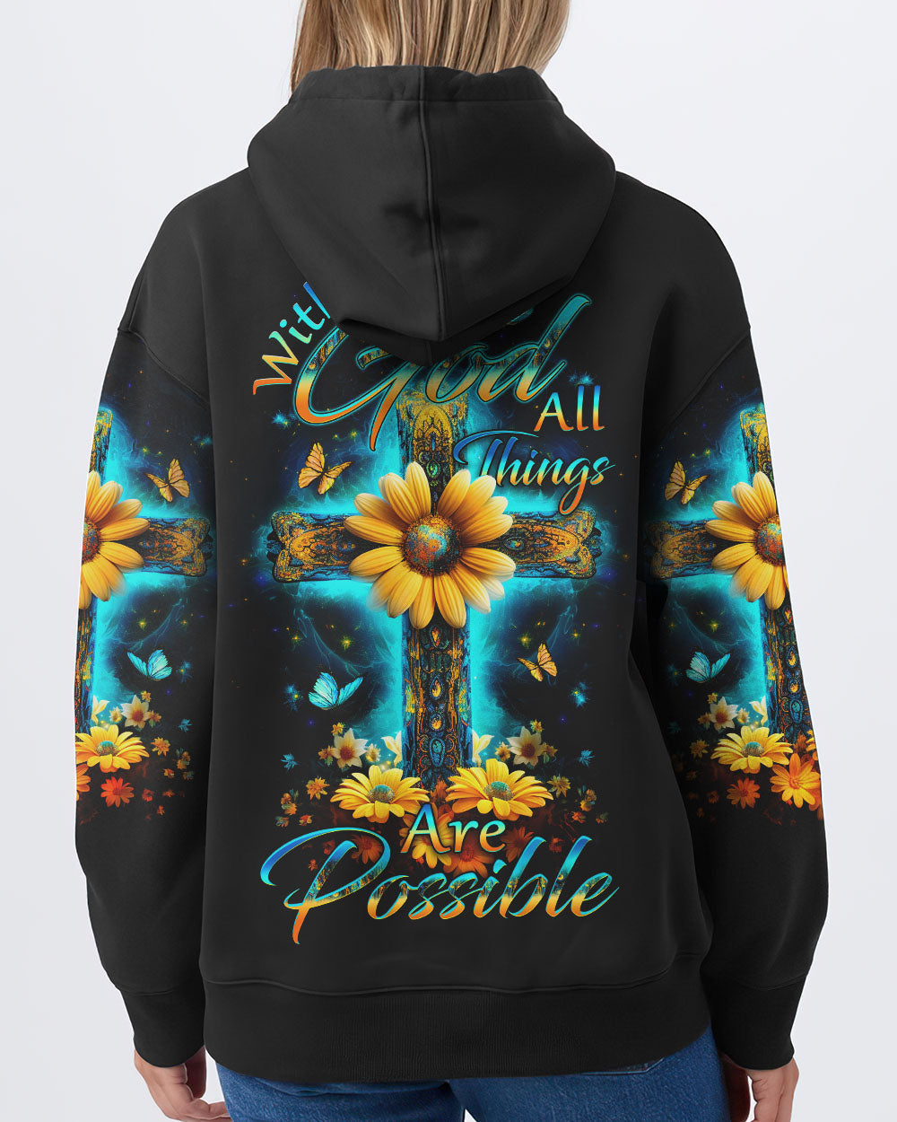 With God All Things Are Possible Women's All Over Print Shirt - Yhdu0610231