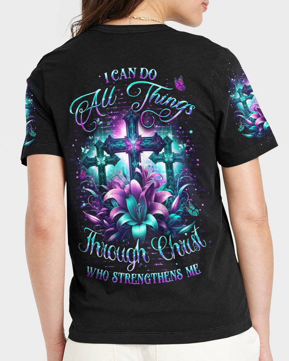 I Can Do All Things Wings Women's All Over Print Shirt - Yhdu0812234