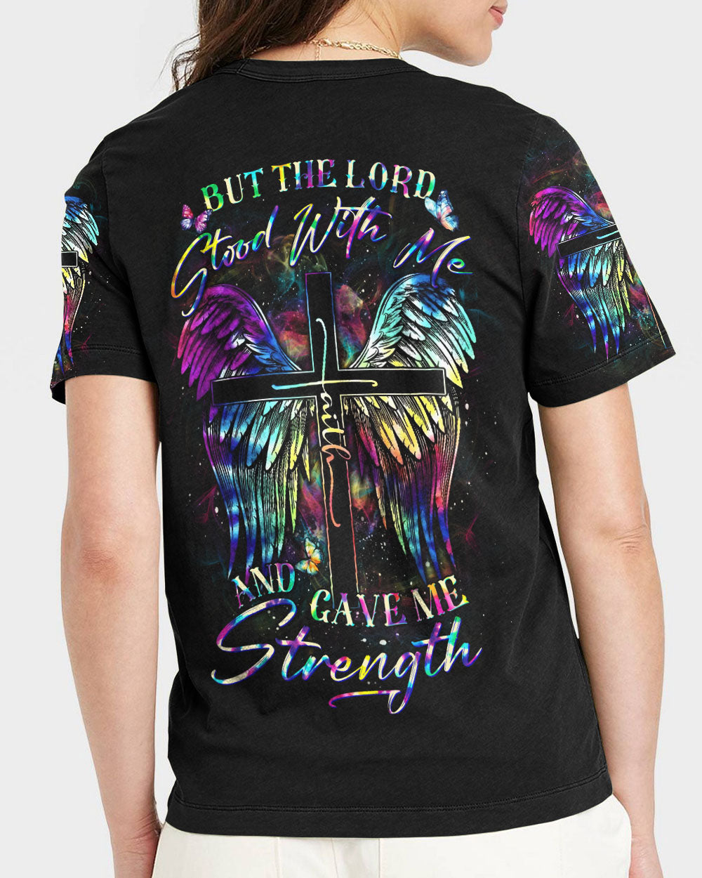 But The Lord Stood With Me Women's All Over Print Shirt - Yhdu1110233