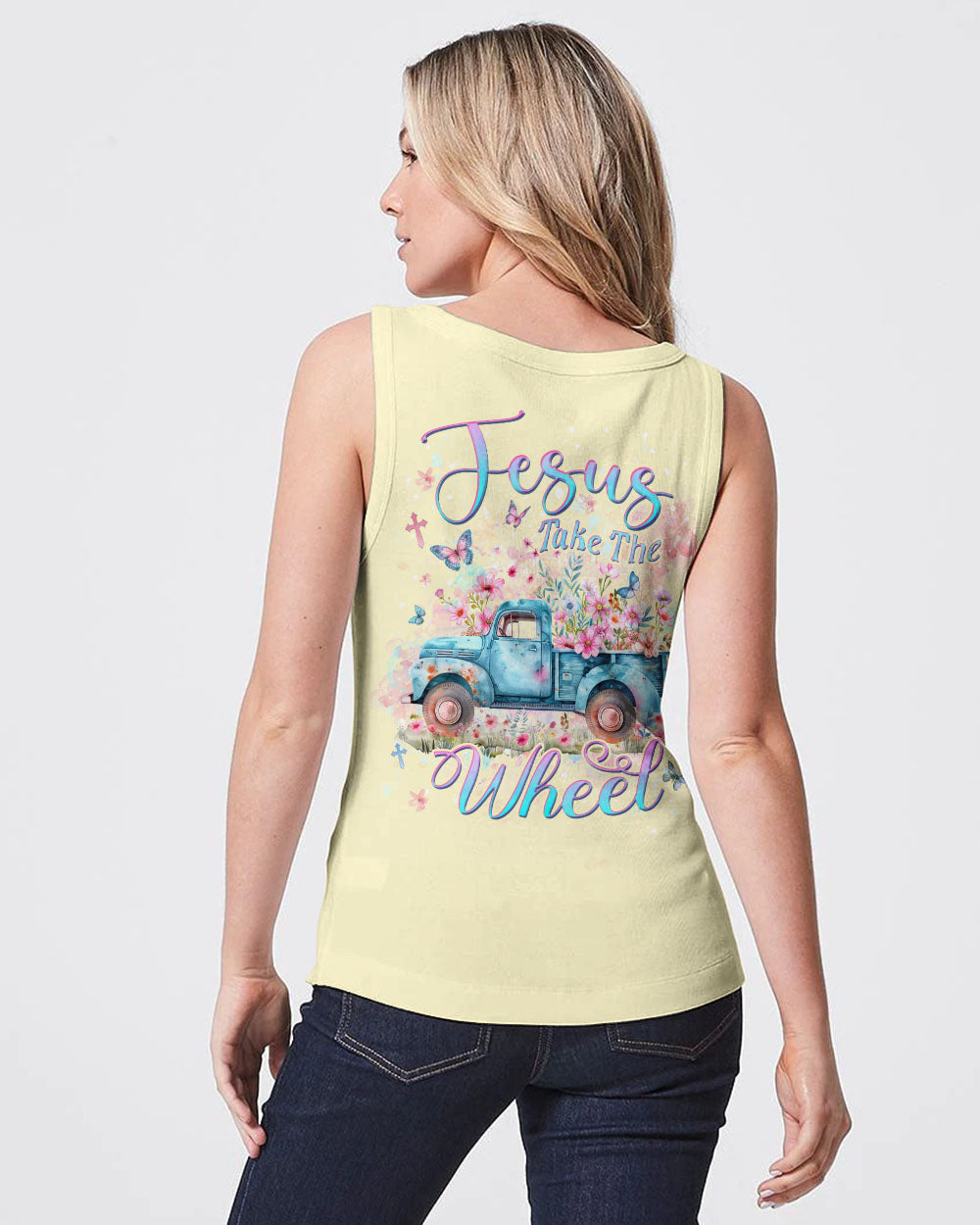 Jesus Take The Wheel Women's All Over Print Shirt - Yhdu1303243