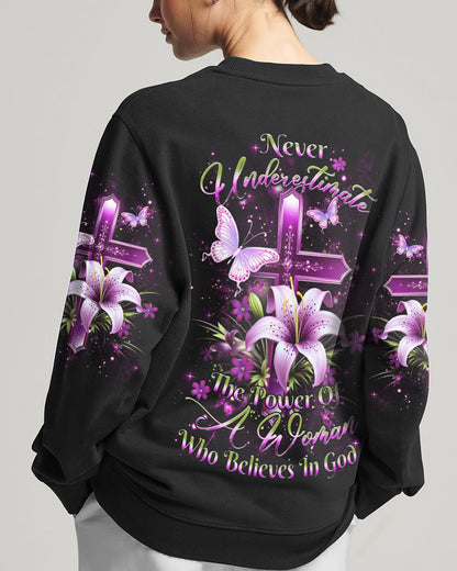 Never Underestimate The Power Women's All Over Print Shirt - Yhdu1511234