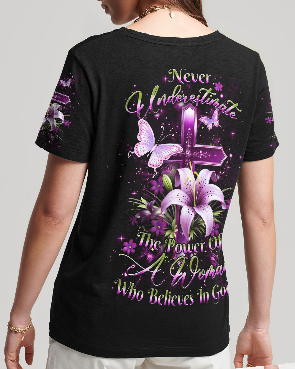 Never Underestimate The Power Women's All Over Print Shirt - Yhdu1511234