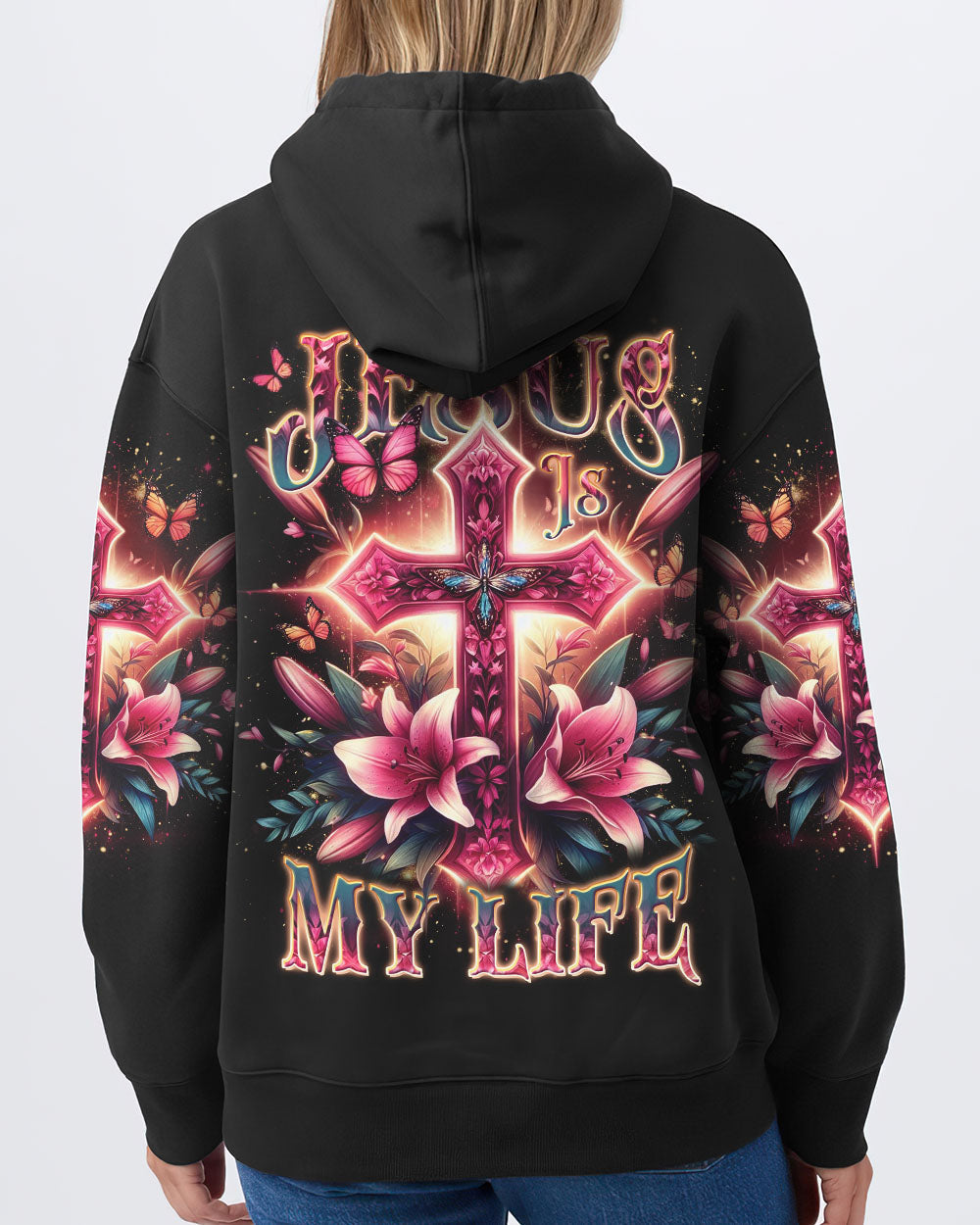 Jesus Is My Life Cross Women's All Over Print Shirt - Yhdu2911234