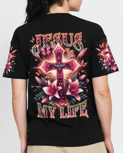 Jesus Is My Life Cross Women's All Over Print Shirt - Yhdu2911234