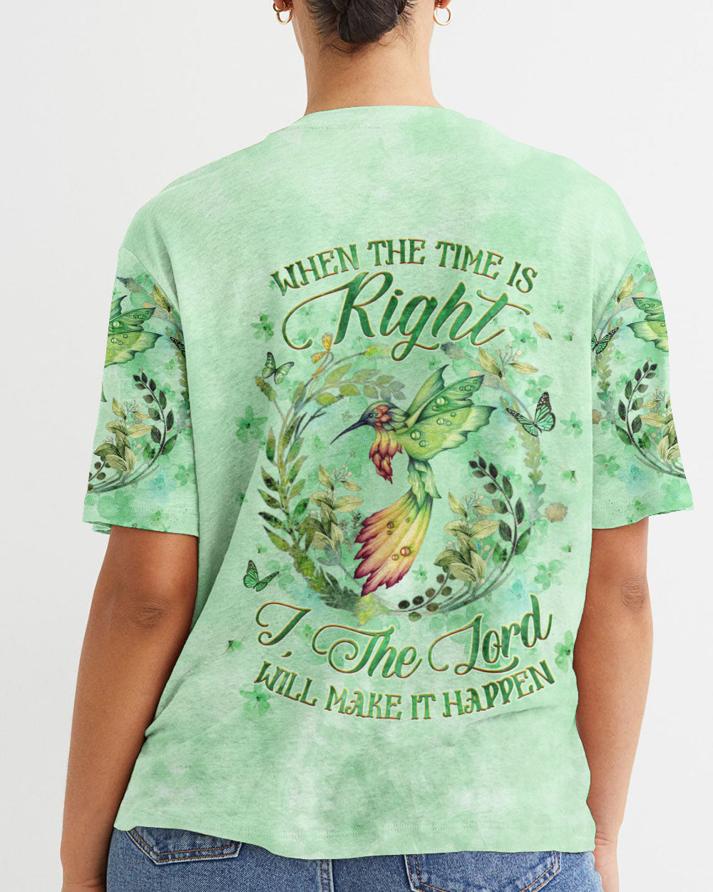 When The Time Is Right Women's All Over Print Shirt - Yhhg3108234