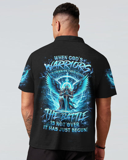 When God's Warriors Go Down On Their Knees Men's All Over Print Shirt - Yhhn0503244