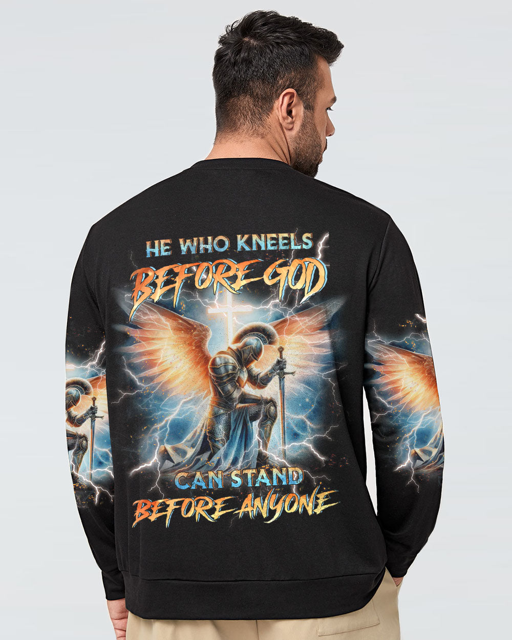 He Who Kneels Before God Warrior Men's All Over Print Shirt - Yhhn0812234