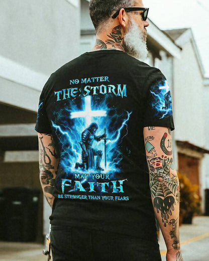 No Matter The Storm Men's All Over Print Shirt - Yhhn1207233