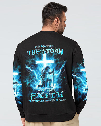 No Matter The Storm Men's All Over Print Shirt - Yhhn1207233