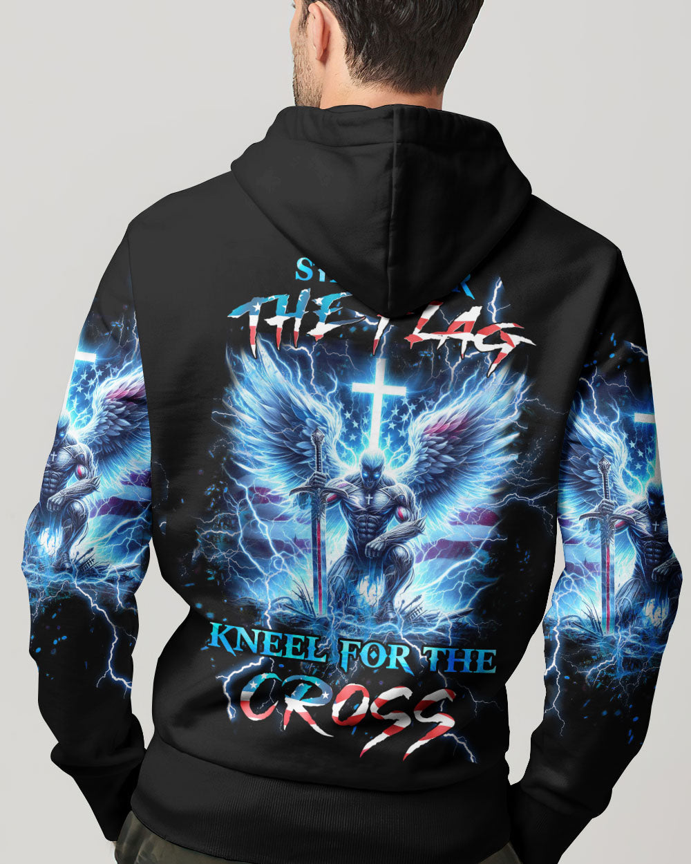 Stand For The Flag Kneel For The Cross Men's All Over Print Shirt - Yhhn1212234