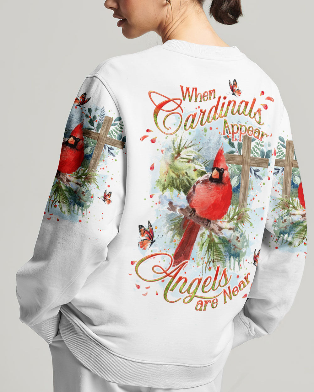 When Cardinals Appear Angels Are Near Women's All Over Print Shirt - Yhkd1411233