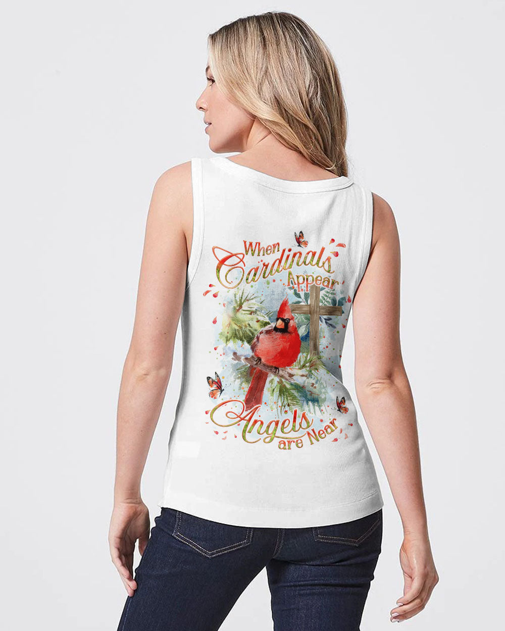 When Cardinals Appear Angels Are Near Women's All Over Print Shirt - Yhkd1411233