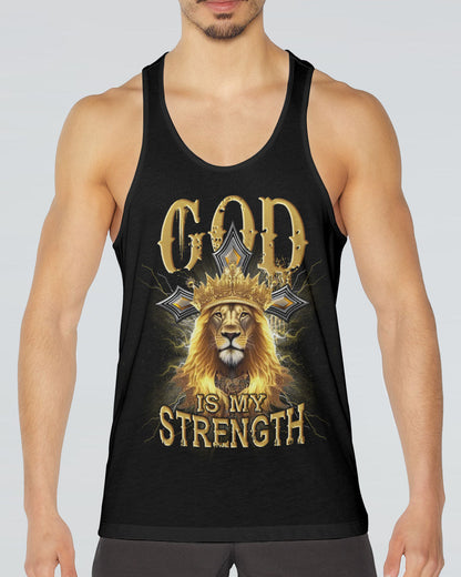 God Is My Strength Men's All Over Print Shirt - Yhlh2209234