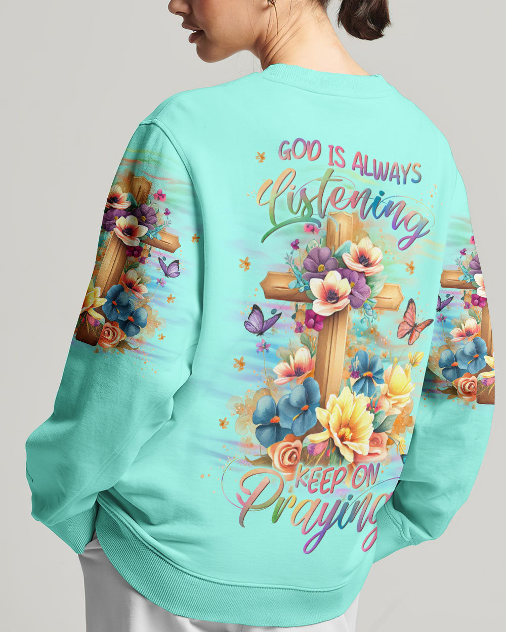 God Is Always Listening Women's All Over Print Shirt - Yhln0709232