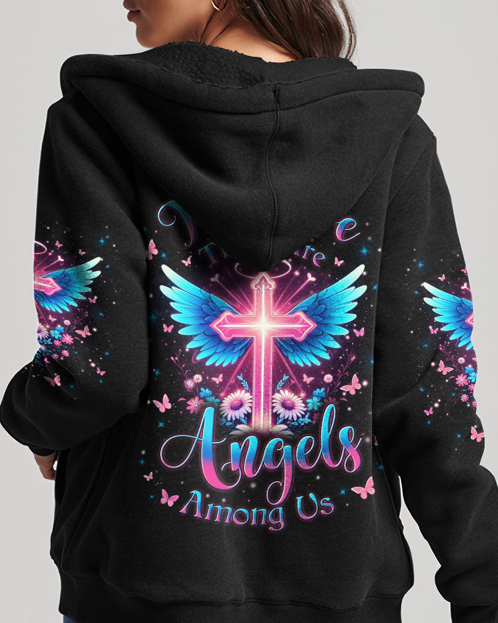 I Believe There Are Angels Among Us Women's All Over Print Shirt - Yhln0812232