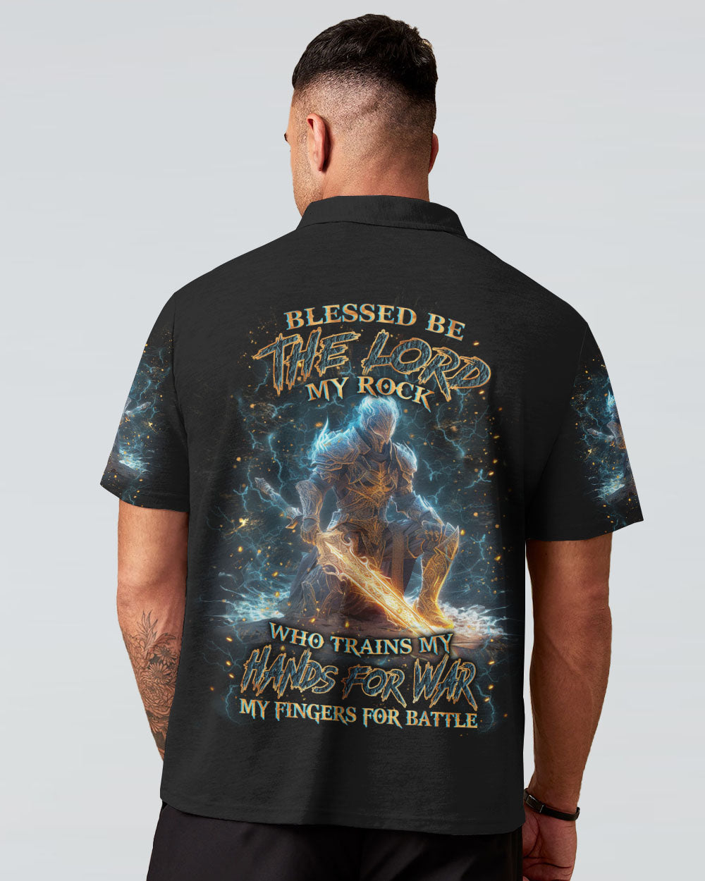 Blessed Be The Lord My Rock Men's All Over Print Shirt - Yhln16010232