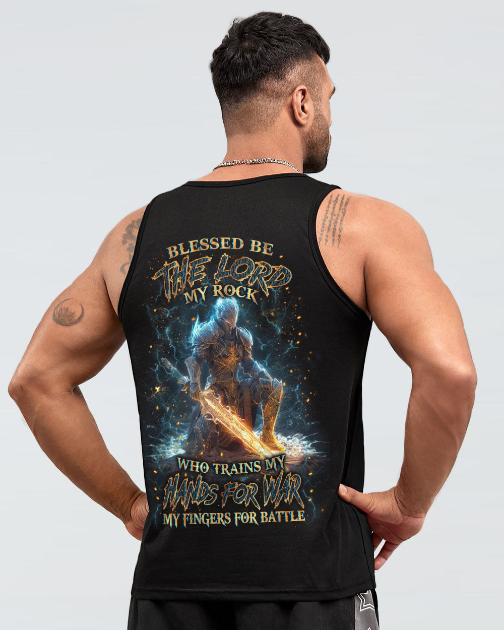 Blessed Be The Lord My Rock Men's All Over Print Shirt - Yhln16010232